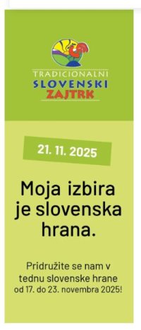 TEDEN SLOVENSKE HRANE IN TRADICIONALNI SLOVENSKI ZAJTRK