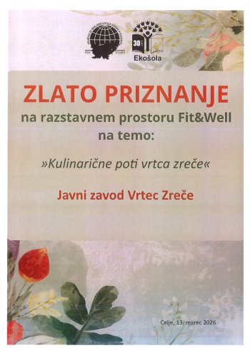 ZLATO PRIZNAJE ZA STOJNICO NA SEJMU Fit&amp;Well 2026