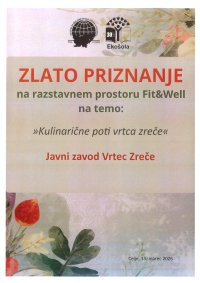 ZLATO PRIZNAJE ZA STOJNICO NA SEJMU Fit&amp;Well 2026